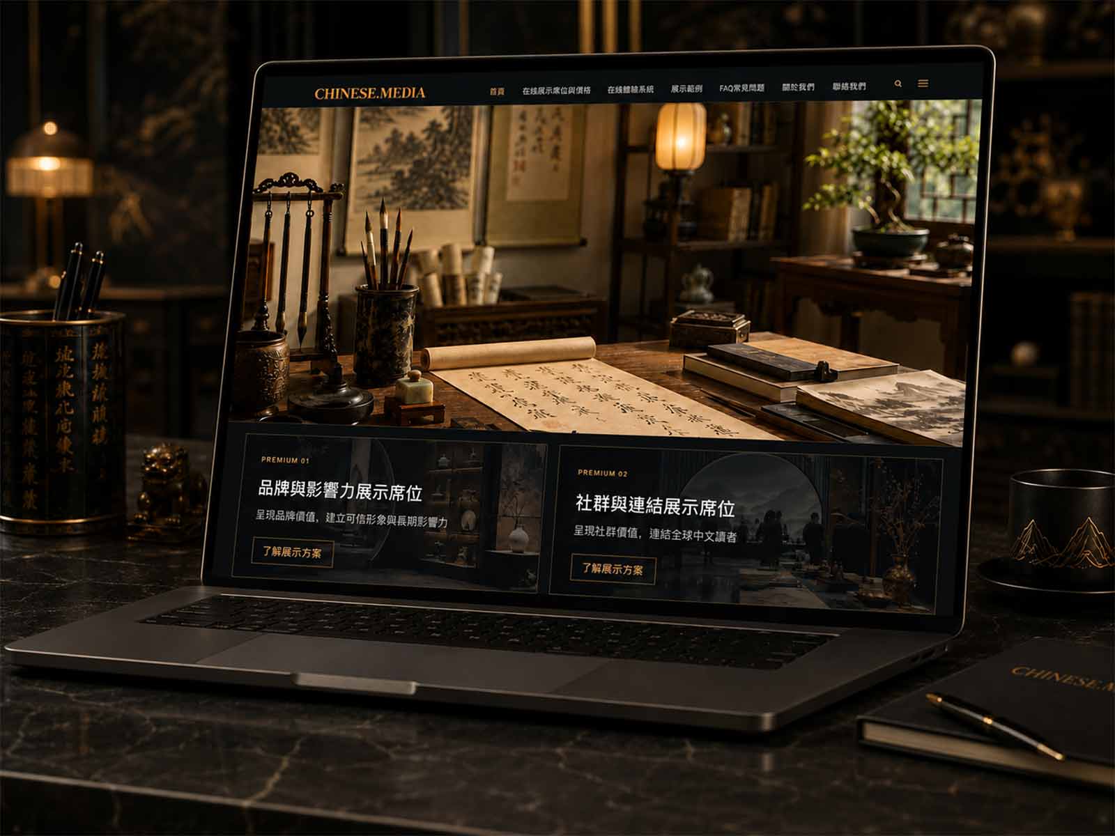 Chinese.Media 在線展示席位與價格